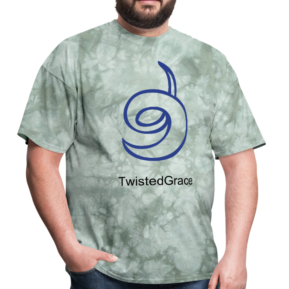 Men's T-Shirt - military green tie dye